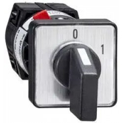 Commutateur de Commutation de Came Rotatif triphasé à 2 Positions à Montage sur Panneau  0-1 Commutateur de Commutation de Came Rotatif triphasé à 2 Positions à Montage sur Panneau  0-1