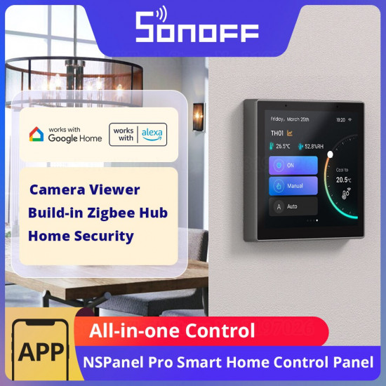  Panneau de commande pour maison connectée SONOFF nspanel Pro