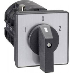 Commutateur de Commutation de Came Rotatif triphasé à 3 Positions à Montage sur Panneau  1-0-2 Commutateur de Commutation de Came Rotatif triphasé à 3 Positions à Montage sur Panneau  1-0-2