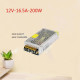 Alimentation de commutation pour adaptateur de bande Led, transformateur découpage 110 / 220V AC à 12V DC 16.5 A 200W Alimentation de commutation pour adaptateur de bande Led, transformateur découpage 110 / 220V AC à 12V DC 16.5 A 200W