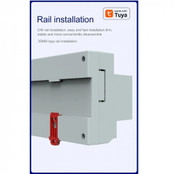  Module de contrôle à distance RCU ZIGBEE intelligent tuya à 6 boutons avec entrée RJ45 compatible Alexa