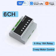 Module de contrôle à distance RCU WiFi intelligent tuya à 6 boutons avec entrée RJ45 compatible Alexa  Module de contrôle à distance RCU WiFi intelligent tuya à 6 boutons avec entrée RJ45 compatible Alexa