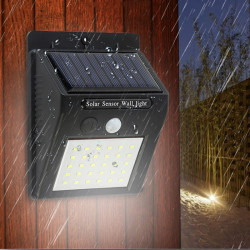 20LED Solar Wall Lamp Outdoor Waterproof PIR Motion Sensor Lights 