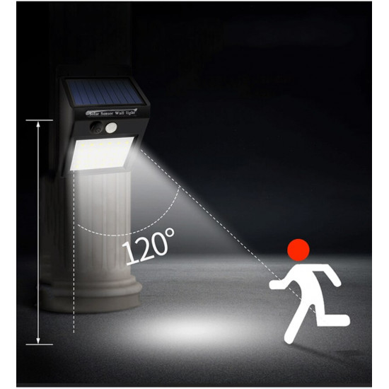 48 LED Solar Wall Lamp Outdoor Waterproof PIR Motion Sensor Lights 48 LED Solar Wall Lamp Outdoor Waterproof PIR Motion Sensor Lights