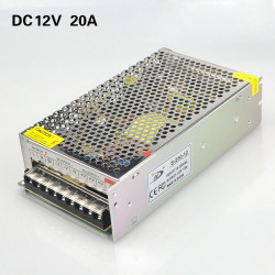 Switch Power Supply for Led strip Adapter AC 110 / 220V to DC 12V 20A 240W Transformer