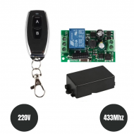 module relais 1 ch émetteur-récepteur rf RF 433 Mhz 220V module relais 1 ch émetteur-récepteur rf RF 433 Mhz 220V