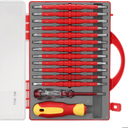 Kit de 26 outils de réparation de tournevis multiples isolés