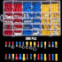 jeux de 480 Pièces Cosses a Sertir Electriques,30 Types Cosses Electriques a Sertir avec Coffret D'assortiment