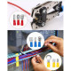 jeux de 480 Pièces Cosses a Sertir Electriques,30 Types Cosses Electriques a Sertir avec Coffret D'assortiment