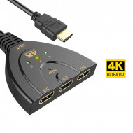 4K*2K 3D Mini 3 Port HDMI-compatible 1.4 Switch 4K Switcher HD Splitter 1080P 3 in 1 