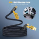 Câble de charge rapide 4 en 1 PD 27W 65W, USB A type-c, connecteur double tête Câble de charge rapide 4 en 1 PD 27W 65W, USB A type-c, connecteur double tête