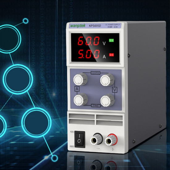 Alimentation régulée 0 ~ 60V 0 ~ 5A interrupteur de Test KPS605D Alimentation régulée 0 ~ 60V 0 ~ 5A interrupteur de Test KPS605D