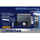 Serrure Electrique Gauche Avec Plaque de Fixation  ROBISAN 658-G 