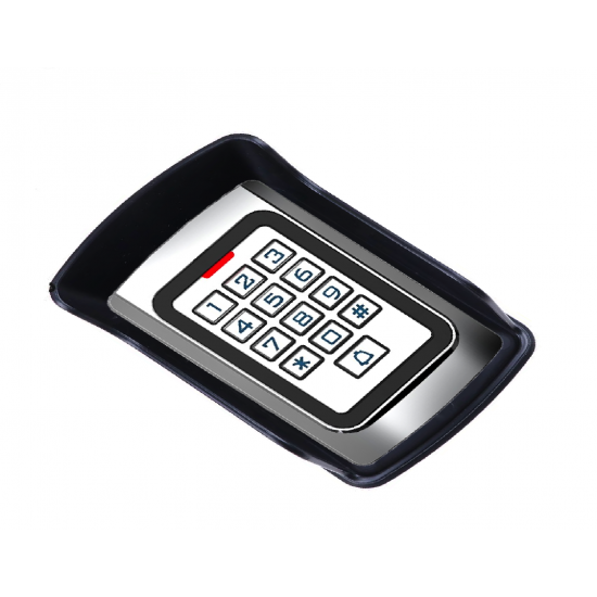Clavier contrôleur d'accès métal avec couvercle étanche Clavier contrôleur d'accès métal avec couvercle étanche