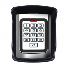 Metal access controller keypad with waterproof cover