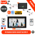 Sonnette videophone Tuya avec moniteur10" intelligent et contrôle d'accès aux portes AHD10-2C white avec option NVR