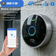 Contrôleur d'Accès Métallique Étanche Bluetooth & Wi-Fi TTLock IP67  AN10F-TT-MF