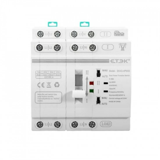 Inverseur de source ATS 4P automatique 3 Phases VSQ4P/63G