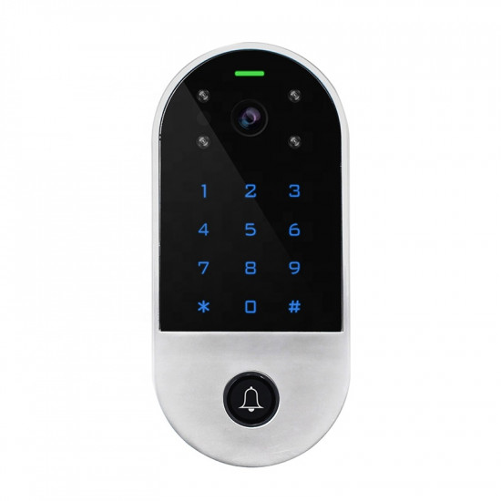 RFID Touch Keypad Video Camera Access Control Android and iOS Mobile Tuya APP 2.4G WiFi Door Video Intercom System