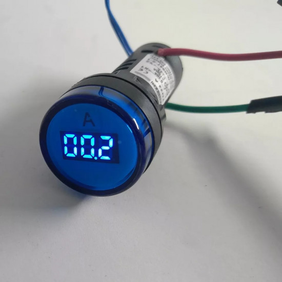 22MM TOMZN AC 0-100A 0-50A LED Ammeter current meter indicator pilot light 5 Colors 22MM TOMZN AC 0-100A 0-50A LED Ammeter current meter indicator pilot light 5 Colors