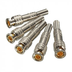 BNC Mâle  Connecteur pour cable Coaxial KX6-KX7 RG59 BNC Mâle  Connecteur pour cable Coaxial KX6-KX7 RG59