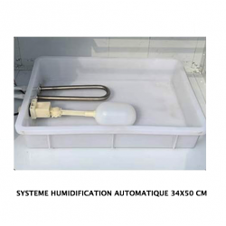 SYSTEME HUMIDIFICATION AUTOMATIQUE AVEC BAC A EAU POUR  COUVEUSE  27X40 CM SYSTEME HUMIDIFICATION AUTOMATIQUE AVEC BAC A EAU POUR  COUVEUSE  27X40 CM