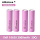 Batterie aste au lithium recahrgeable 3.7V 3000mAh 18650