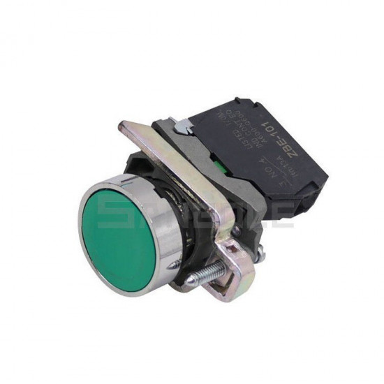 BOUTON-POUSSOIR NO MARCHE VERT 22mm BOUTON-POUSSOIR NO MARCHE VERT 22mm
