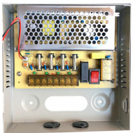 Boîtier d'alimentation 4CH CCTV, pour système de sécurité et caméras DVR sortie 12V 5a 60W Maximum Boîtier d'alimentation 4CH CCTV, pour système de sécurité et caméras DVR sortie 12V 5a 60W Maximum