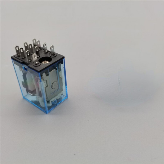 Micro coil Power Relay 11pin 3NO 3NC  5A AC 220V with Socket 12V 
