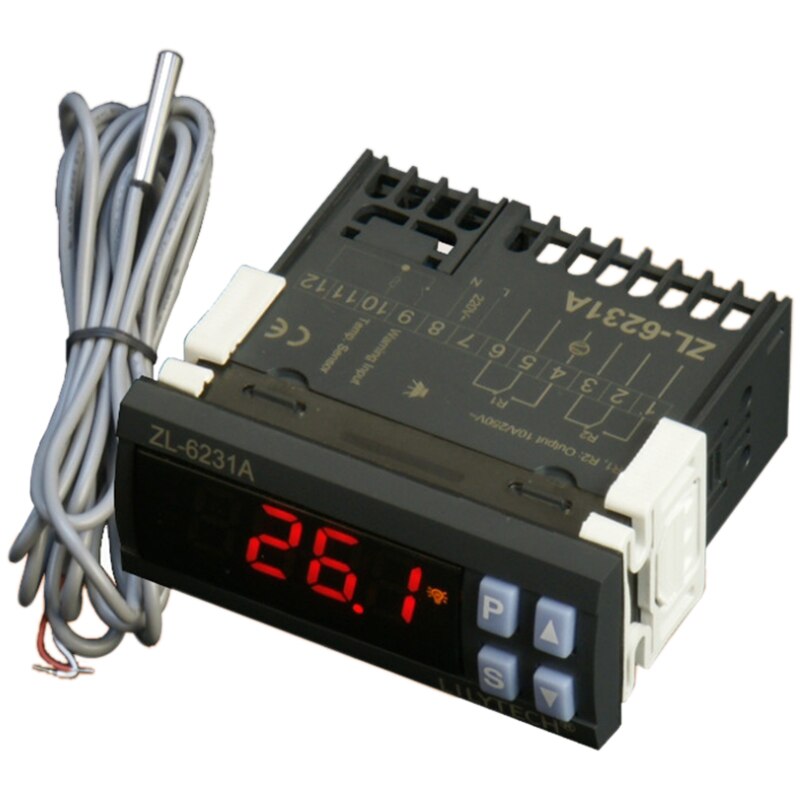 KT3100 – prise de Thermostat numérique, incubateur, contrôleur de  température, avec interrupteur à minuterie, 16a 220V pour tapis chauffant