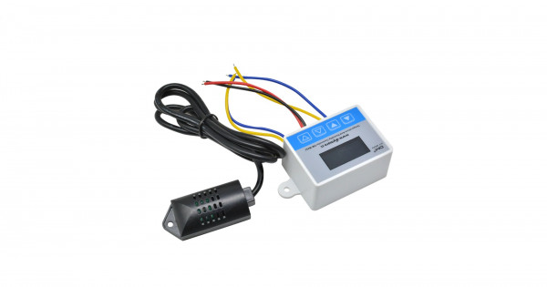 Contrôleur Humidité Air Numérique 220V - Plage 1-99% RH - Capteur Température - Pour Humidificateur/déshumidificateur - Affichage LED