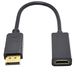 Adaptateur de Câble DP Port d'Affichage Femelle vers HDMI Mâle 1080P Adaptateur de Câble DP Port d'Affichage Femelle vers HDMI Mâle 1080P