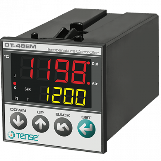 Contrôleur de température numérique avec SSR TENSE DT-48 EM