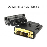 DVI 24+5 To Adapter Cables Plated Plug Male To Female HDMI-compatible To DVI Cable Converter 1080P