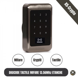 Clavier de contrôle d'accès tactile Mifare 13.56Mhz Robisan X5-crypté Clavier de contrôle d'accès tactile Mifare 13.56Mhz Robisan X5-crypté