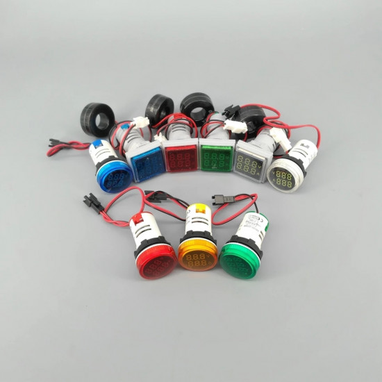 LED Dual Display AC Amp Volt Digital Voltage Current Meter Indicator LED Dual Display AC Amp Volt Digital Voltage Current Meter Indicator