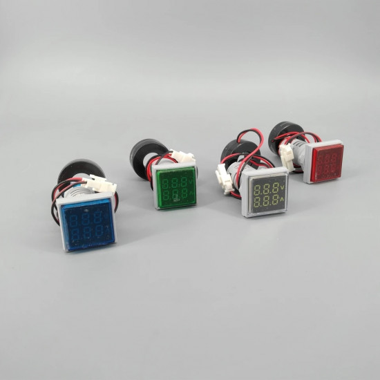 LED Dual Display AC Amp Volt Digital Voltage Current Meter Indicator LED Dual Display AC Amp Volt Digital Voltage Current Meter Indicator