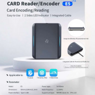 Encodeur de cartes E5 TThotel NFC MIFARE 13.56Mhz M1 Lecteur de cartes USB Ttlock