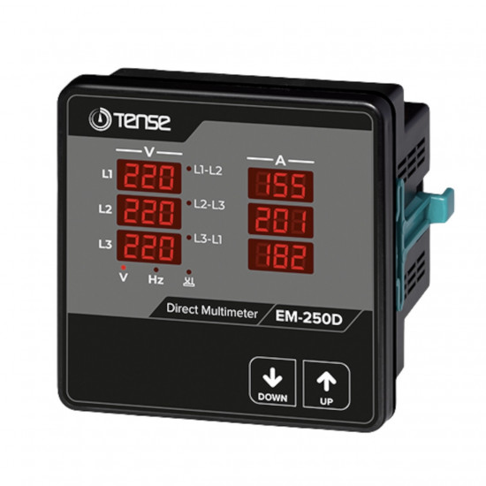 TENSE EM-250D panel-mounted digital multimeter