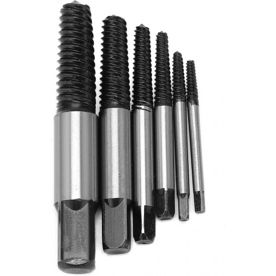 Extracteurs de vis jeu de 6 pièces GSFIXTOP 13900 Taille de 1-6 Extracteurs de vis jeu de 6 pièces GSFIXTOP 13900 Taille de 1-6