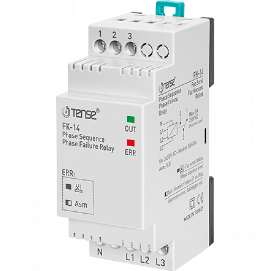 Relais de protection de séquence de phase Tense FK-14