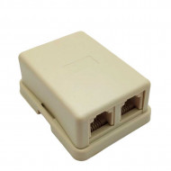boîte de distribution téléphonique RJ11 à deux trous RJ11 boîte de distribution téléphonique RJ11 à deux trous RJ11