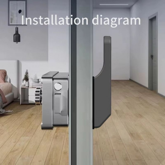 serrure intelligente  Double côtés pour portes en fer  RFID  pour porte extérieure Ttlock étanche 