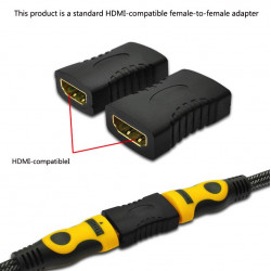 HDMI-compatible To HDMI-compatible Female Connector Extender