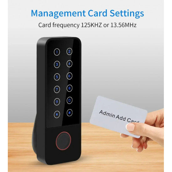 Mini clavier de contrôle d'accès biométrique à empreintes digitales étanche IP67 HF6 , 125Khz , application Tuya Mini clavier de contrôle d'accès biométrique à empreintes digitales étanche IP67 HF6 , 125Khz , application Tuya