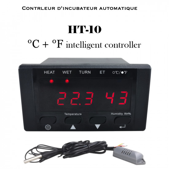 Contrôleur d'incubateur numérique automatique HT-10