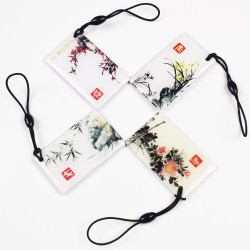 RFID Rewritable Duplicating Keychain 125Khz T5577 Smart Chip Badge EM4305 Duplicator Tag Copier Sticker Epoxy Card