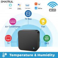 Tuya Smart Wifi IR Remote Control Universal Temperature Humidity Sensor For Air Conditioner Fan TV DVD Alexa Google Home