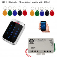 Set of Door Access Control System Kit RFID Keypad + Power Supply + Electric Lock  Door Locks for Home SESDZ-002